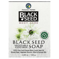 <img alt="Amazing Herbs, Black Seed, Body Care, Vegetable Glycerin Bar Soap, 4.25 oz (120 g)" title="Amazing Herbs, Black Seed, Body Care, Vegetable Glycerin Bar Soap, 4.25 oz (120 g),665231700404"