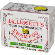 3 PACK of J.R. Liggetts, Old-Fashioned Bar Shampoo, Herbal Formula, 3.5 oz (99 g)