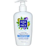 3 PACK OF Kiss My Face, Hand Soap, Fragrance Free, 9 fl oz (266 ml)