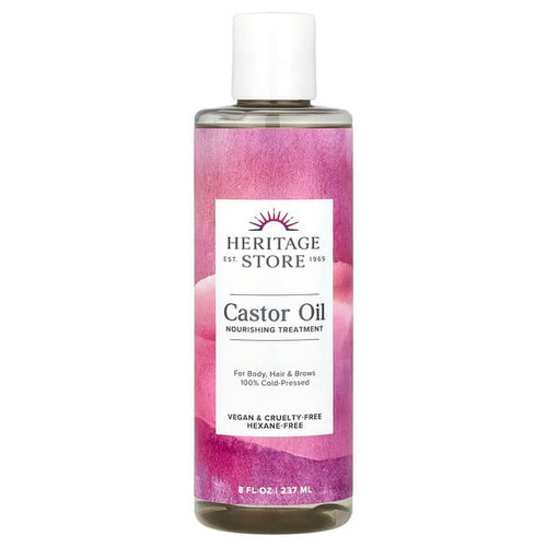 <img alt="Heritage Store, Castor Oil, Nourishing Treatment, 8 fl oz (237 ml)" title="Heritage Store, Castor Oil, Nourishing Treatment, 8 fl oz (237 ml),076970221097"