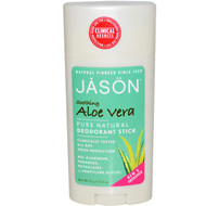 3 PACK of Jason Natural, Deodorant Stick, Soothing Aloe Vera, 2.5 oz (71 g)