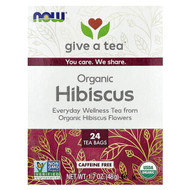 <img alt="NOW Foods, Organic Hibiscus Tea, Caffeine Free, 24 Tea Bags, 1.7 oz (48 g)" title="NOW Foods, Organic Hibiscus Tea, Caffeine Free, 24 Tea Bags, 1.7 oz (48 g),733739042385"