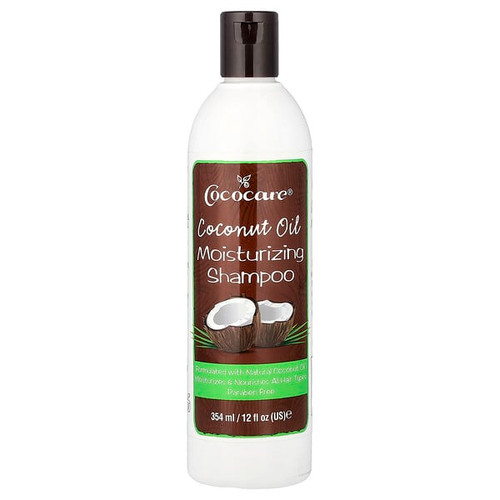 <img alt="Cococare, Coconut Oil Moisturizing Shampoo, 12 fl oz (354 ml)" title="Cococare, Coconut Oil Moisturizing Shampoo, 12 fl oz (354 ml),075707021603"