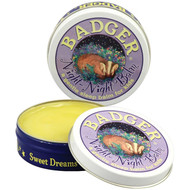 3 PACK of Badger Company, Organic, Night-Night Balm, Lavender & Chamomile, .75 oz (21 g)