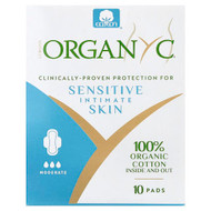 <img alt="Organyc, Organic Cotton Pads, Moderate Flow, 10 Pads" title="Organyc, Organic Cotton Pads, Moderate Flow, 10 Pads,8016867009942"