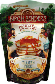 3 PACK of Birch Benders Organic Pancake & Waffle Mix Gluten Free Plain -- 14 oz