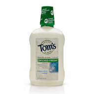 Toms of Maine, Wicked Fresh! Mouthwash,  Peppermint Wave - 16 fl oz