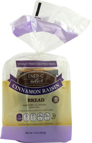 Ener-G, Select Gluten Free Bread,  Cinnamon Raisin - 14 oz
