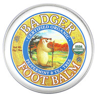 <img alt="Badger, Organic Foot Balm, Peppermint & Tea Tree, 0.75 oz (21 g)" title="Badger, Organic Foot Balm, Peppermint & Tea Tree, 0.75 oz (21 g),634084025125"