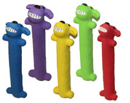 3 PACK of Multipet Loofa Dog Assorted Colors -- 1 Toy