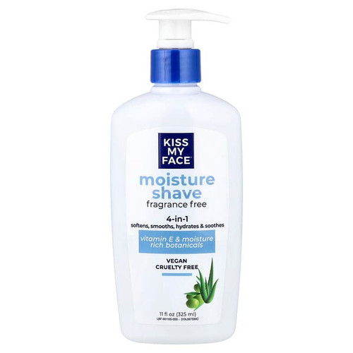 <img alt="Kiss My Face, Moisture Shave, Fragrance Free, 11 fl oz (325 ml)" title="Kiss My Face, Moisture Shave, Fragrance Free, 11 fl oz (325 ml),028367834533"