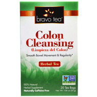 3 PACK of Bravo Tea Colon Cleansing Herbal Tea -- 20 Tea Bags