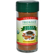 3 PACK of Frontier Natural Products, Organic Garam Masala Seasoning with Cardamon, Cinnamon & Cloves, 2.00 oz (56 g)