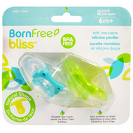 Born Free, Bliss, Silicone Pacifier, 6m+, 2 Pack