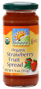 3 PACK of Bionaturae Organic Fruit Spread Strawberry -- 9 oz