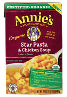 Annies Homegrown Organic Soup Star Pasta & Chicken - 17 oz