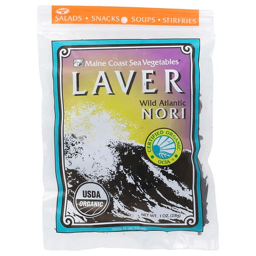 <img alt="Maine Coast Sea Vegetables, Laver, Wild Atlantic Nori, 1 oz (28 g)" title="Maine Coast Sea Vegetables, Laver, Wild Atlantic Nori, 1 oz (28 g),034529123605"