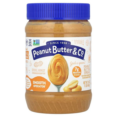 <img alt="Peanut Butter & Co., Peanut Butter Spread, Smooth Operator, 16 oz (454 g)" title="Peanut Butter & Co., Peanut Butter Spread, Smooth Operator, 16 oz (454 g),851087000014"
