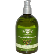 Natures Gate, Herbal Blend, Liquid Soap, Tea Tree & Blue Cypress, 12 fl oz (354 ml) (5 PACK)
