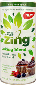 Zing Born Sweet Stevia & Cane Sugar Baking Blend - 20 oz