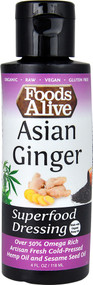 3 PACK of Foods Alive Superfood Dressing Asian Ginger -- 4 fl oz