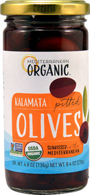 3 PACK of Mediterranean Organic Pitted Kalamata Olives Sunkissed Mediterranean -- 8.4 oz