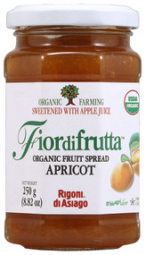 3 PACK of Rigoni di Asiago Fiordifrutta Organic Fruit Spread Apricot -- 8.82 oz