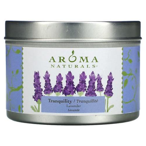<img alt="Aroma Naturals, Soy VegePure, Travel Tin Candle, Tranquility, Lavender, 2.8 oz (79.38 g)" title="Aroma Naturals, Soy VegePure, Travel Tin Candle, Tranquility, Lavender, 2.8 oz (79.38 g),769360235117"