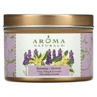 <img alt="Aroma Naturals, Soy VegePure, Travel Candle, Serenity, Ylang Ylang & Lavender, 2.8 oz (79.38 g)" title="Aroma Naturals, Soy VegePure, Travel Candle, Serenity, Ylang Ylang & Lavender, 2.8 oz (79.38 g),769360023516"