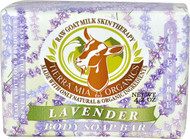 Tierra Mia Organics, Raw Goat Milk Skin Therapy, Body Soap Bar, Lavender, 3.8 oz (Discontinued Item)