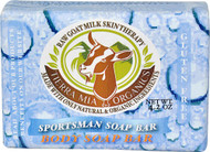 Tierra Mia Organics, Raw Goat Milk Skin Therapy, Body Soap Bar, Sportsman, 3.8 oz (Discontinued Item)