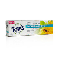 3 PACK of Toms of Maine Botanically Bright Whitening Natural Toothpaste Peppermint -- 4.7 oz