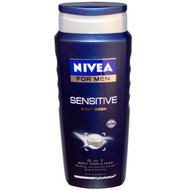 Nivea, Sensitive Body Wash for Men, 16.9 fl oz (500 ml) (5 PACK)