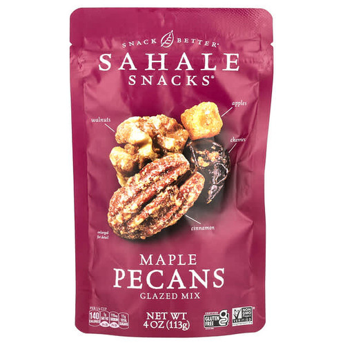 <img alt="Sahale Snacks, Glazed Mix, Maple Pecans, 4 oz (113 g)" title="Sahale Snacks, Glazed Mix, Maple Pecans, 4 oz (113 g),893869000713"