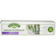 Natures Gate, Natural Toothpaste, Whitening Gel, Flouride Free, 5 oz (141 g) (5 PACK)
