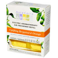 Aura Cacia, Electric Aromatherapy Air Freshener Refill, Uplifting Bergamot & Orange, 0.47 fl oz (14 ml)