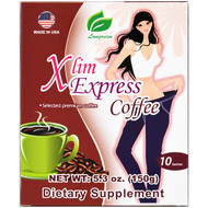 3 PACK of Longreen, Xlim Express Coffee, 10 Sachets, 5.3 oz (150 g)