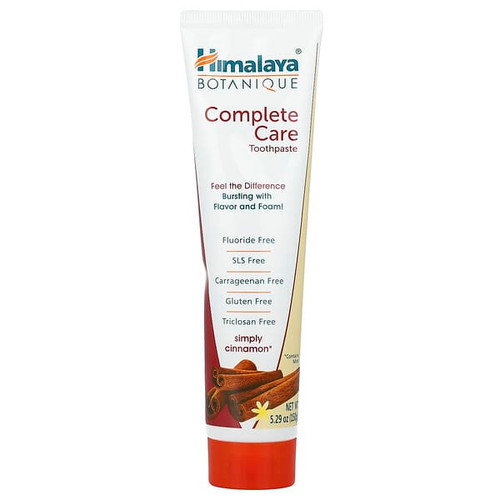 <img alt="Himalaya, Botanique, Complete Care Toothpaste, Simply Cinnamon, 5.29 oz (150 g)" title="Himalaya, Botanique, Complete Care Toothpaste, Simply Cinnamon, 5.29 oz (150 g),605069200264"