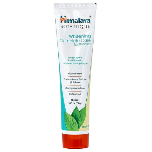 <img alt="Himalaya, Botanique, Whitening Complete Care Toothpaste, Simply Mint, 5.29 oz (150 g)" title="Himalaya, Botanique, Whitening Complete Care Toothpaste, Simply Mint, 5.29 oz (150 g),605069200288"
