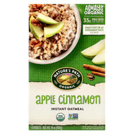 <img alt="Natures Path, Organic Instant Oatmeal, Apple Cinnamon, 8 Packets, 14 oz (400 g)" title="Natures Path, Organic Instant Oatmeal, Apple Cinnamon, 8 Packets, 14 oz (400 g),058449450047"