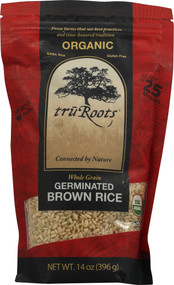 TruRoots, Organic Whole Grain Germinated Brown Rice - 14 oz