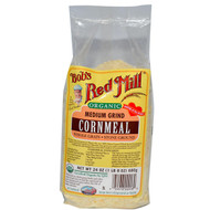 Bobs Red Mill, Organic, Medium Grind Cornmeal, 24 oz (680 g)