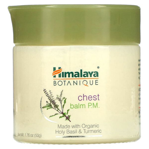 <img alt="Himalaya, Botanique, Chest Balm P.M., 1.76 oz (50 g)" title="Himalaya, Botanique, Chest Balm P.M., 1.76 oz (50 g),605069200066"