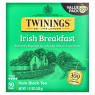 <img alt="Twinings, Pure Black Tea, Irish Breakfast, 50 Tea Bags, 3.53 oz (100 g)" title="Twinings, Pure Black Tea, Irish Breakfast, 50 Tea Bags, 3.53 oz (100 g),070177071462"