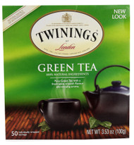 3 PACK of Twinings Green Tea -- 50 Tea Bags