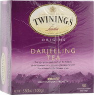 3 PACK of Twinings 100% Pure Black Tea Darjeeling -- 50 Tea Bags