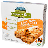 Cascadian Farm, Organic, Chewy Kid-Sized Granola Bars, Peanut Butter Chocolate Chip, 8 Bars, 0.78 oz (22 g) Each