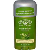 Natures Gate, Deodorant, Herbal Blend, Chamomile & Lemon Verbena, 1.7 oz (48 g) (5 PACK)