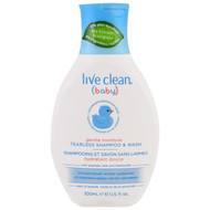 3 PACK of Live Clean, Baby, Gentle Moisture, Tearless Shampoo & Wash, 10 fl oz. (300 ml)