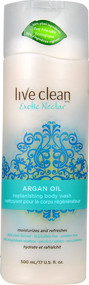 Live Clean, Replenishing Body Wash, Argan Oil, 17 fl oz (500 ml)